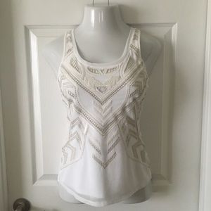 Express Embellished Tank Top